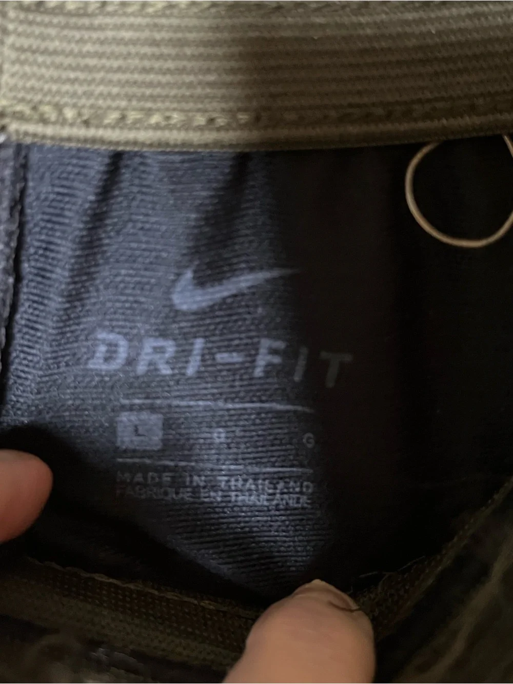 Nike Dri-FIT HBR Basketball Training Shorts Men’s L Olive Black Red Swoosh